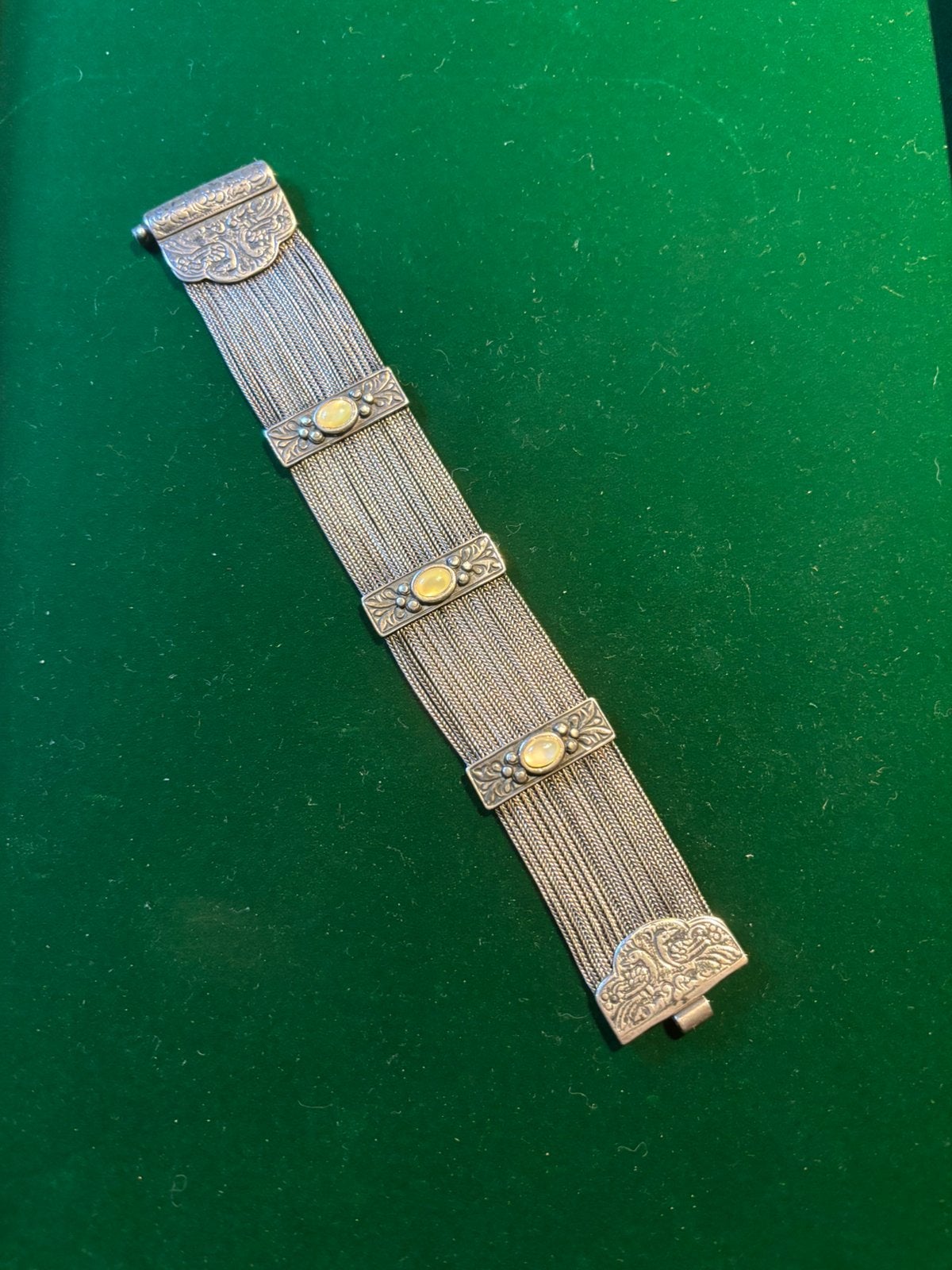 Vintage zilveren armband - 925 - Mykonos - 53 gram, Verzenden, Zo goed als nieuw