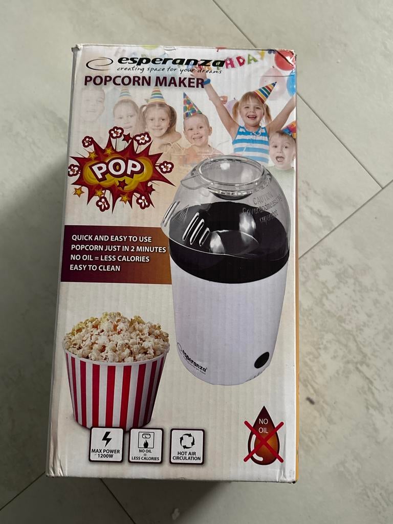 Esperanza Popcorn Maker - Snel en Gezond Popcorn, Huis en Inrichting, Keuken | Keukenbenodigdheden, Overige typen, Ophalen of Verzenden