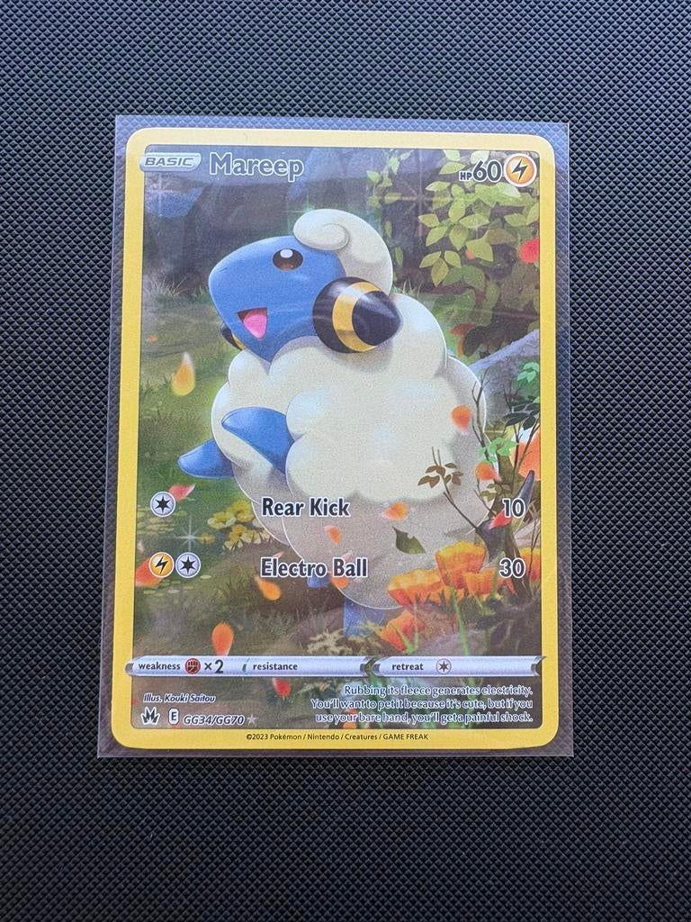 Mareep GG34/GG70 Crown Zenith, Hobby en Vrije tijd, Verzamelkaartspellen | Pokémon, Nieuw, Losse kaart, Ophalen of Verzenden