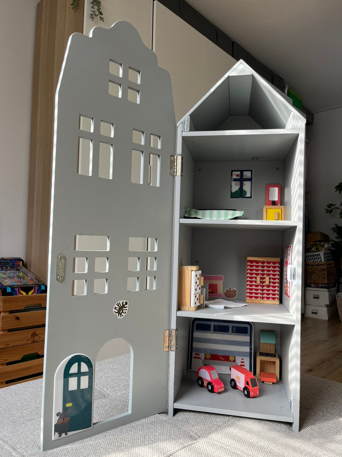 Grachtenpand poppenhuis Hema, Ophalen, Zo goed als nieuw, Poppenhuis