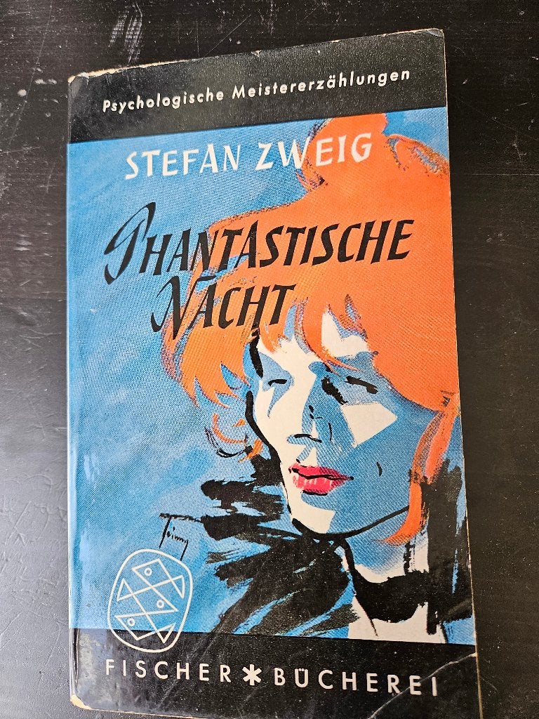 Phantastische nacht - Stefan Zweig (duitstalig), Ophalen of Verzenden, Gelezen