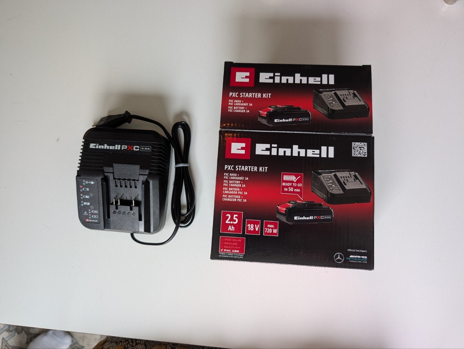Einhell oplader nieuw in doos ZONDER accu, Ophalen, Nieuw