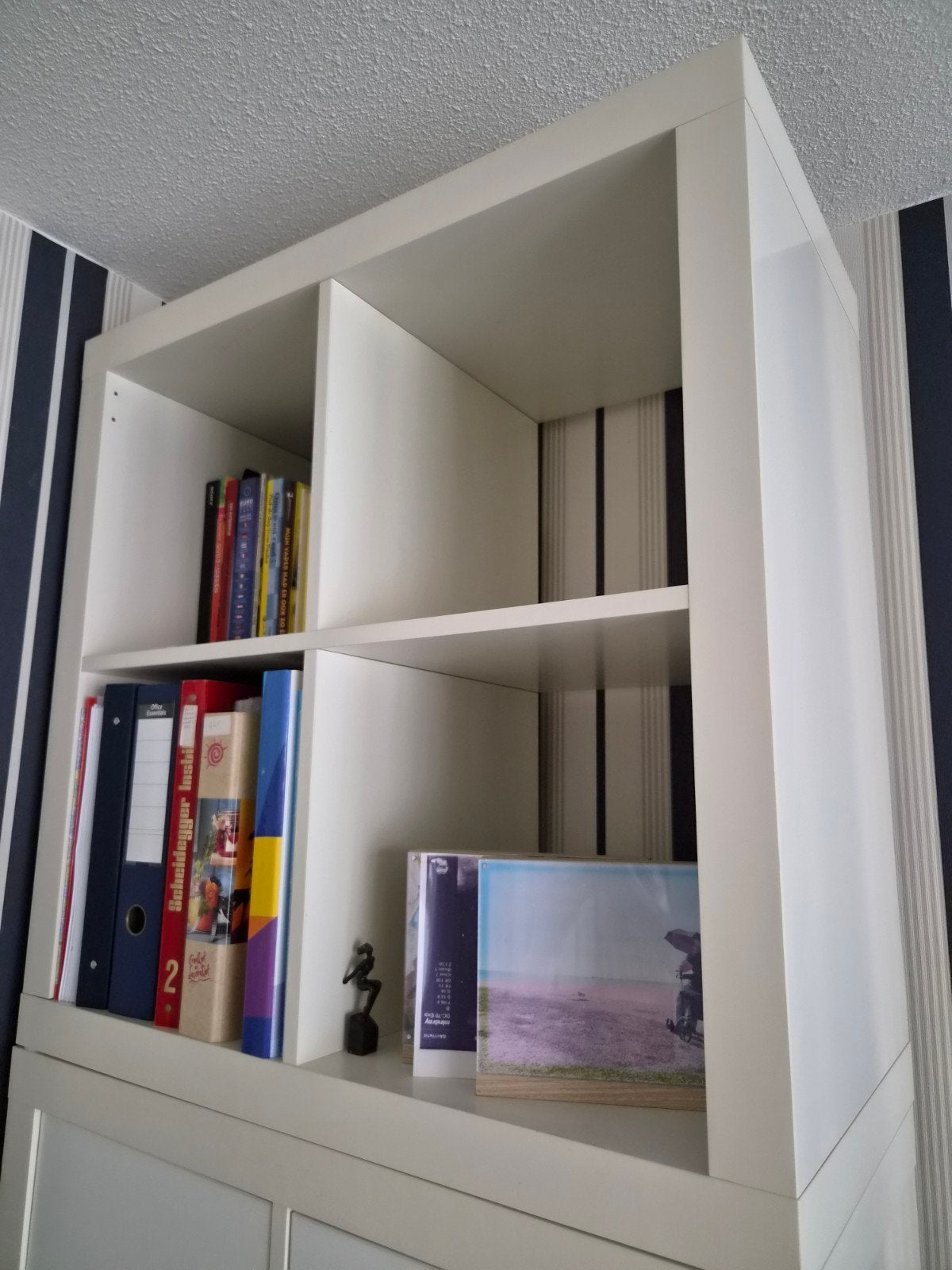 IKEA Kallax wit 4-vaks kast, Ophalen, Gebruikt, 100 tot 150 cm, 50 tot 100 cm