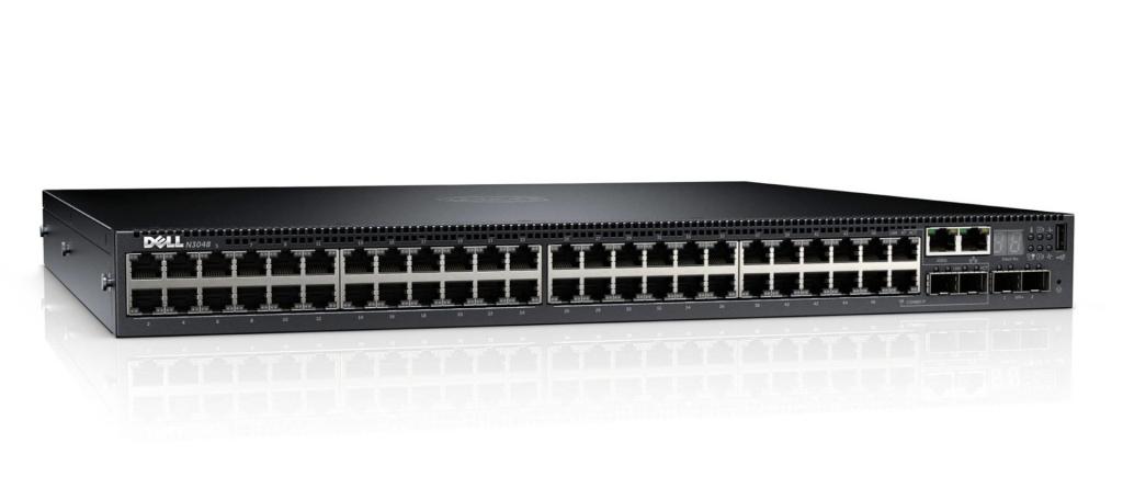 Dell Networking N3048 48p Gigabit Switch + 2p 10Gb SFP+, Computers en Software, Netwerk switches