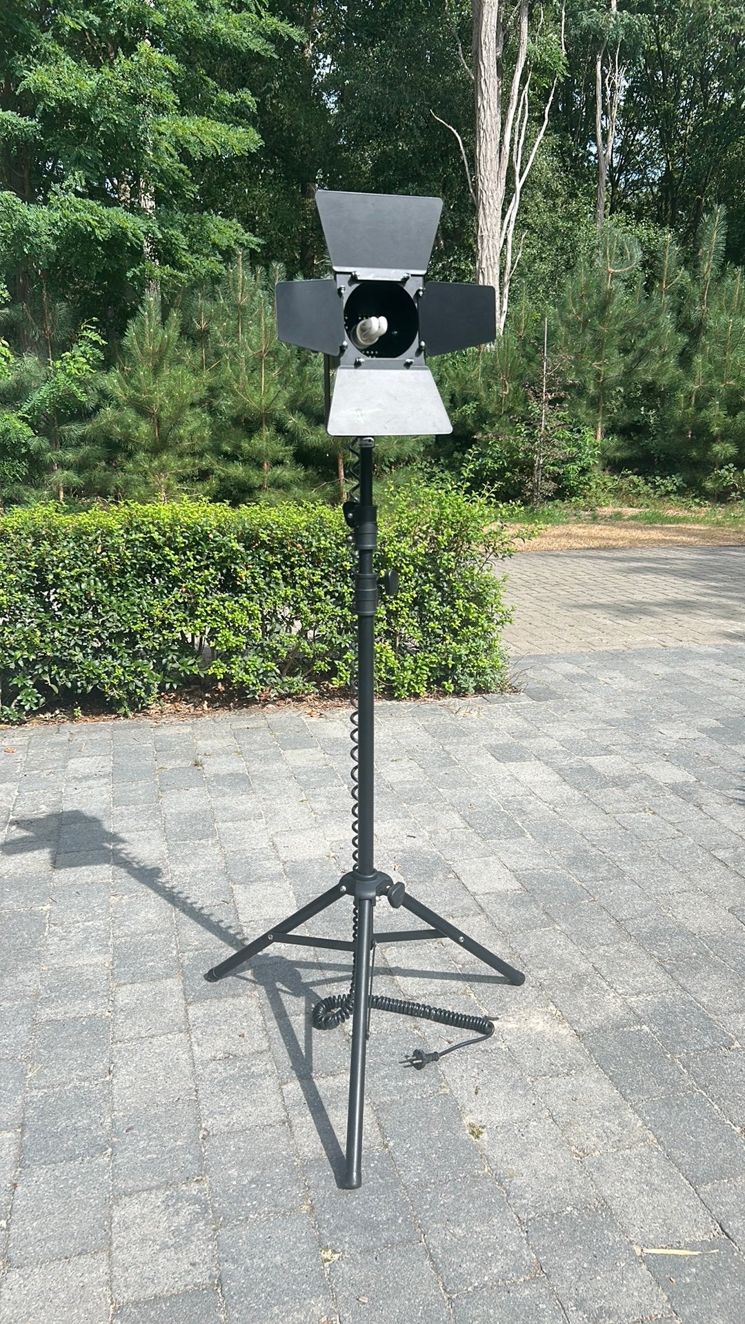(Merk: Besselink light) professionele studio/theaterlamp, Ophalen, Met statief, Zo goed als nieuw, Lamp met armatuur