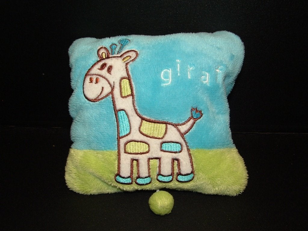 ALBERT HEIJN HAPPY HORSE GIRAFFE MUZIEKDOOS VELOURS, Kinderen en Baby's, Speelgoed | Knuffels en Pluche, Ophalen of Verzenden