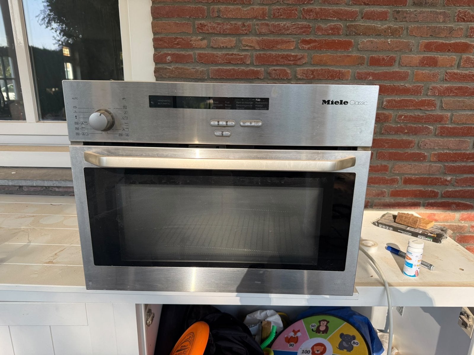 Miele Classic inbouw combi-oven, Witgoed en Apparatuur, Ophalen, 45 tot 50 cm, Gebruikt, Hete lucht