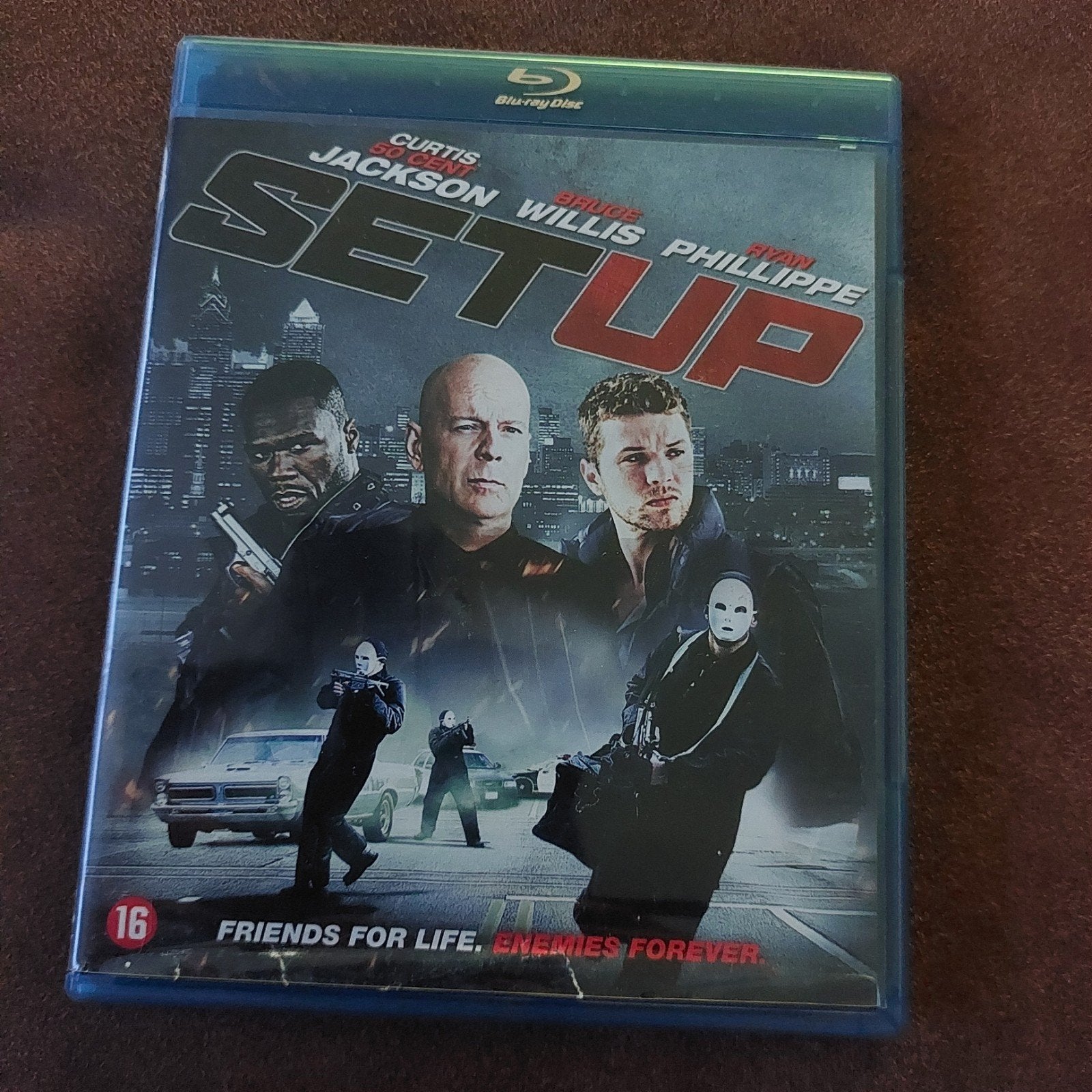 Setup Blu-ray - Actiethriller met 50 Cent en Bruce Willis, Ophalen of Verzenden, Gebruikt, Thrillers en Misdaad