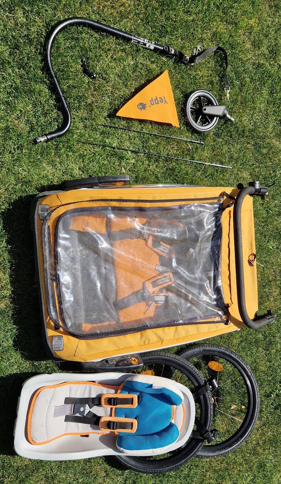 Yepp Fietskar Duo, Ophalen, Gebruikt, Yepp, Opvouwbaar