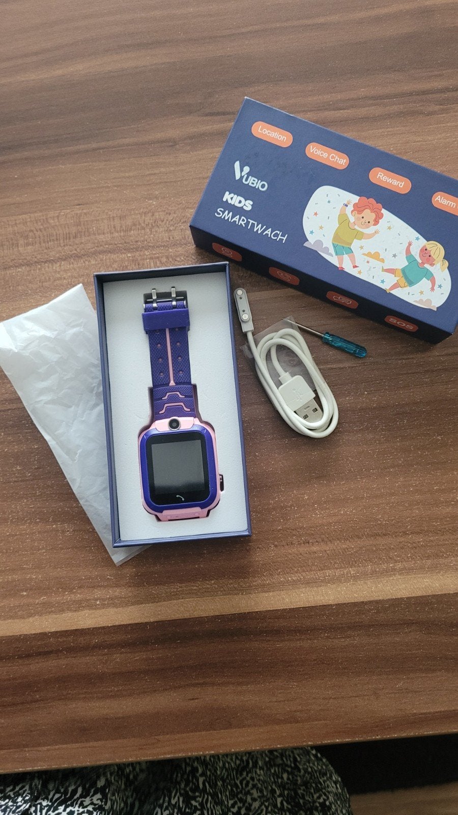 VUBIO Kids Smartwatch - Roze/Paars, Ophalen of Verzenden, Zo goed als nieuw, Meerkleurig, Jongen of Meisje