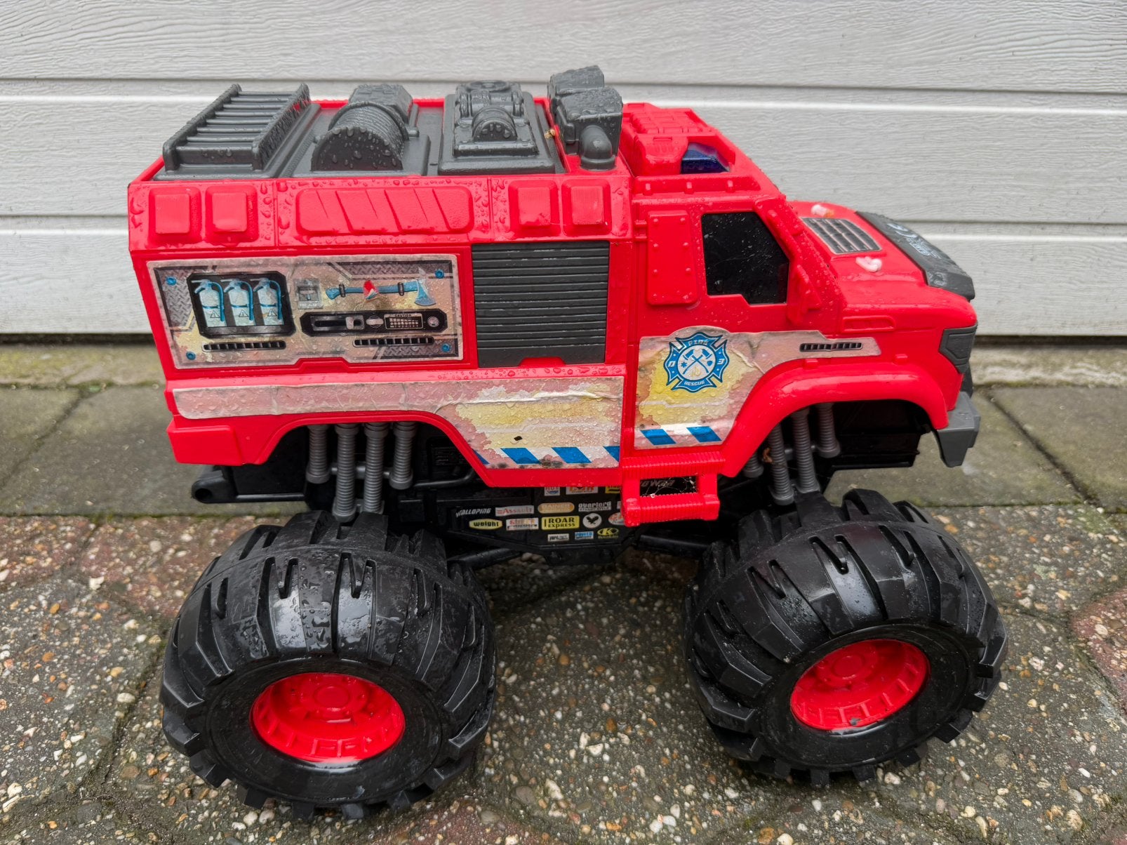 Brandweerwagen monster, Ophalen of Verzenden, Zo goed als nieuw