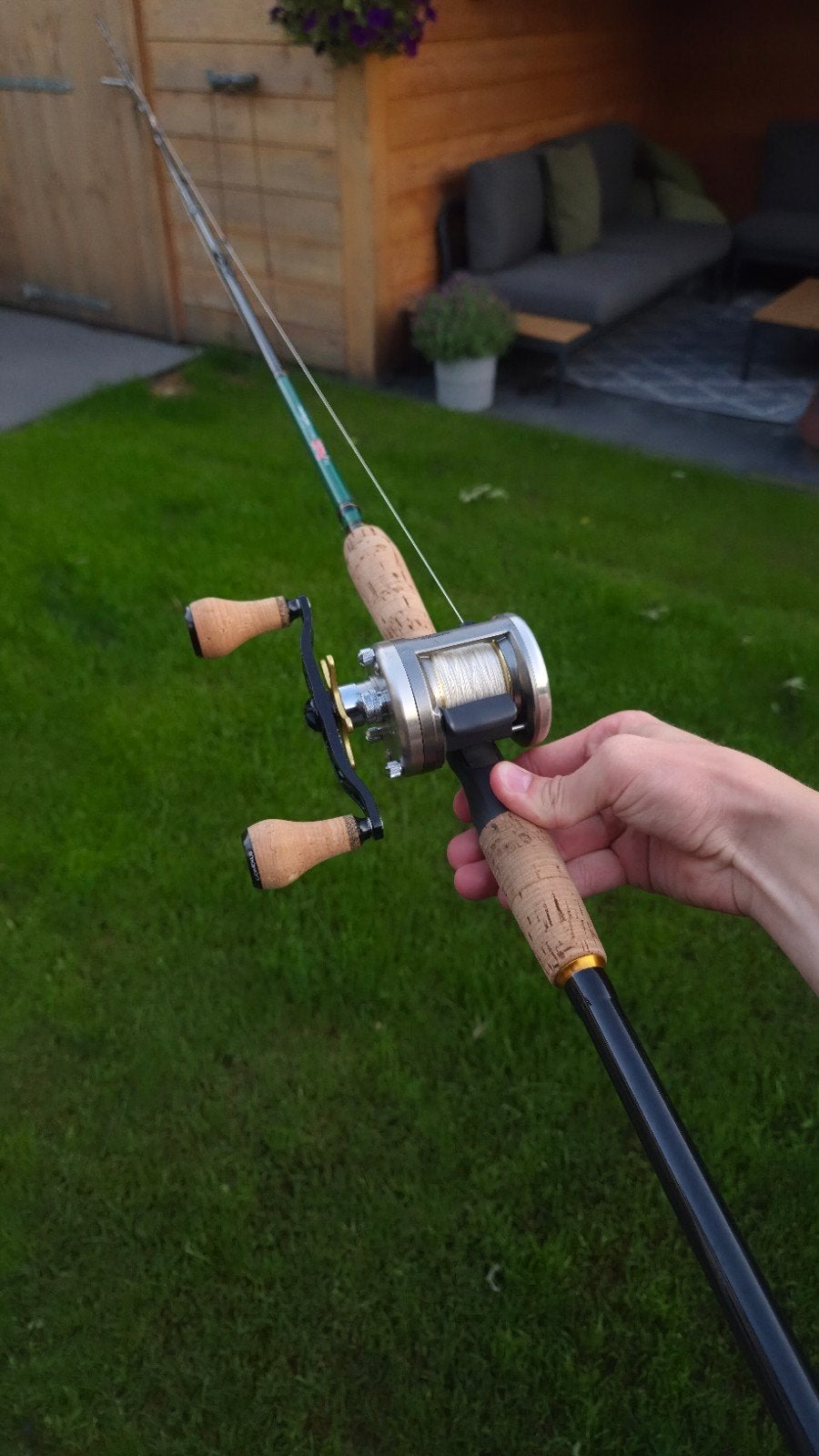 Svartzonker + Shimano Cardiff 301 Combo. Met lijn en gomexus, Ophalen, Complete set