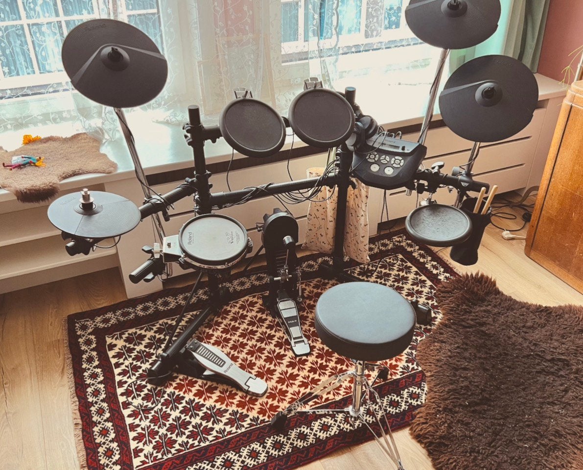 Roland V-Drums TD-6V complete set incl. PM-3 monitor, Ophalen, Gebruikt, Roland