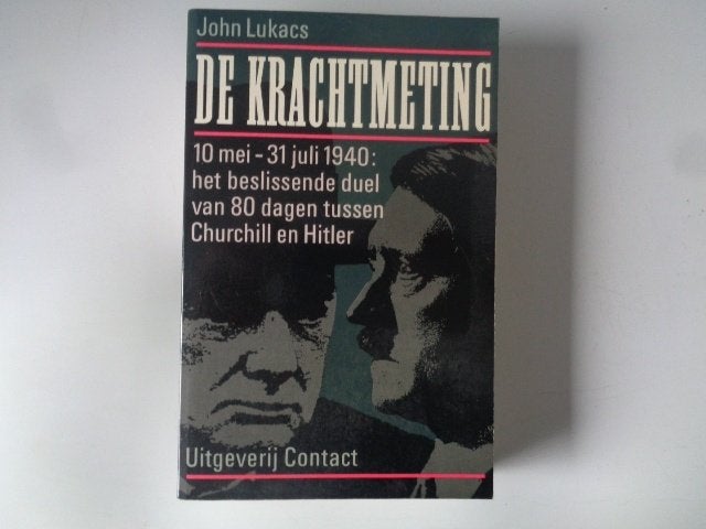 5975-10-3:De krachtmeting,duel tussen Hitler en Churchill.CE, Ophalen of Verzenden, Voor 1940, Gelezen, Algemeen