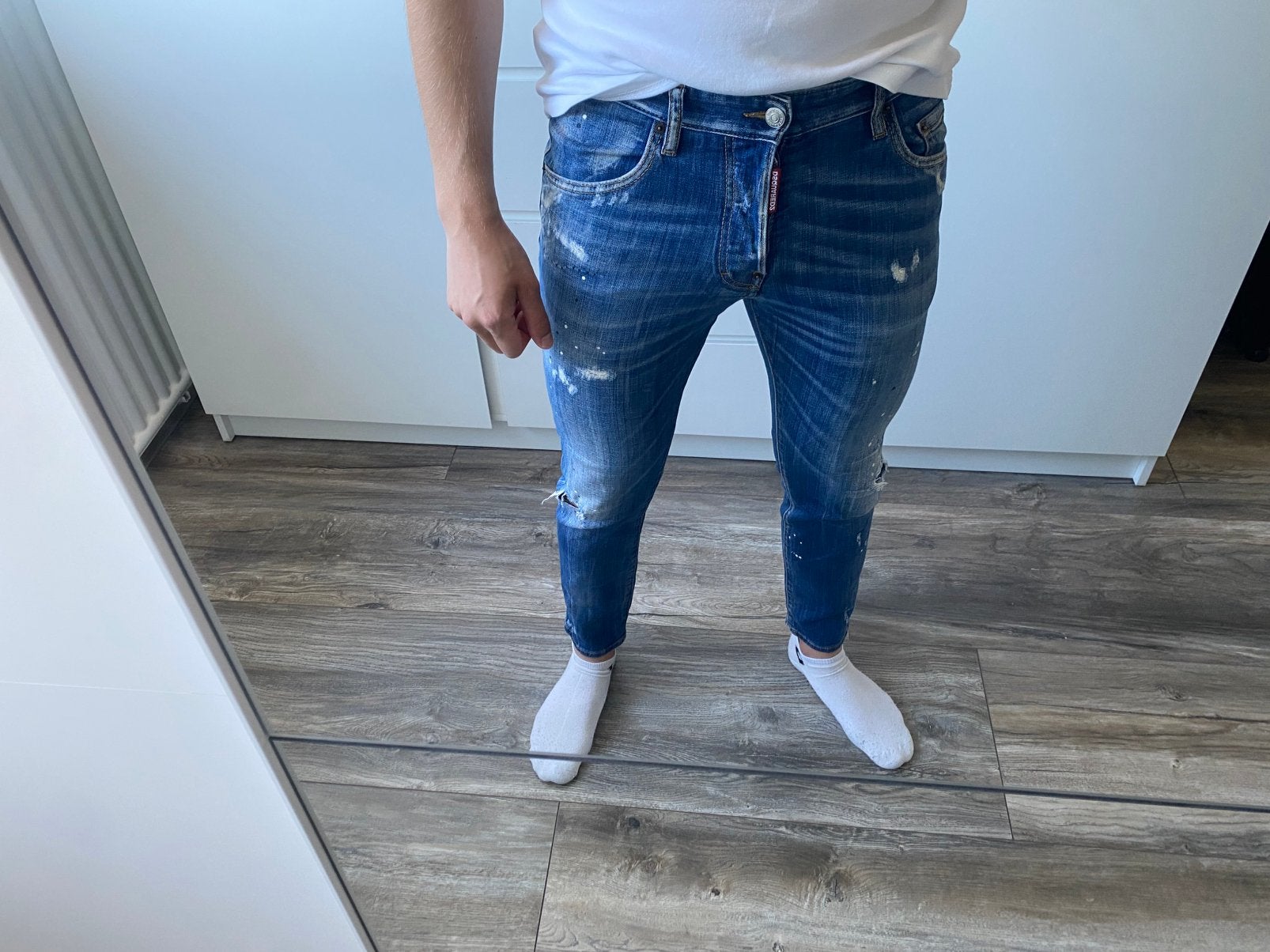 Dsquared2 Skater Jeans Blue Size 46, Kleding | Heren, Spijkerbroeken en Jeans, ., W32 (confectie 46) of kleiner, Zo goed als nieuw
