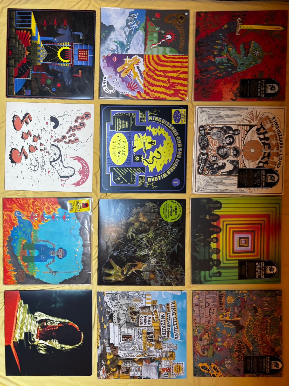 26 platen van King Gizzard & The Lizzars Wizzard, Ophalen, Zo goed als nieuw