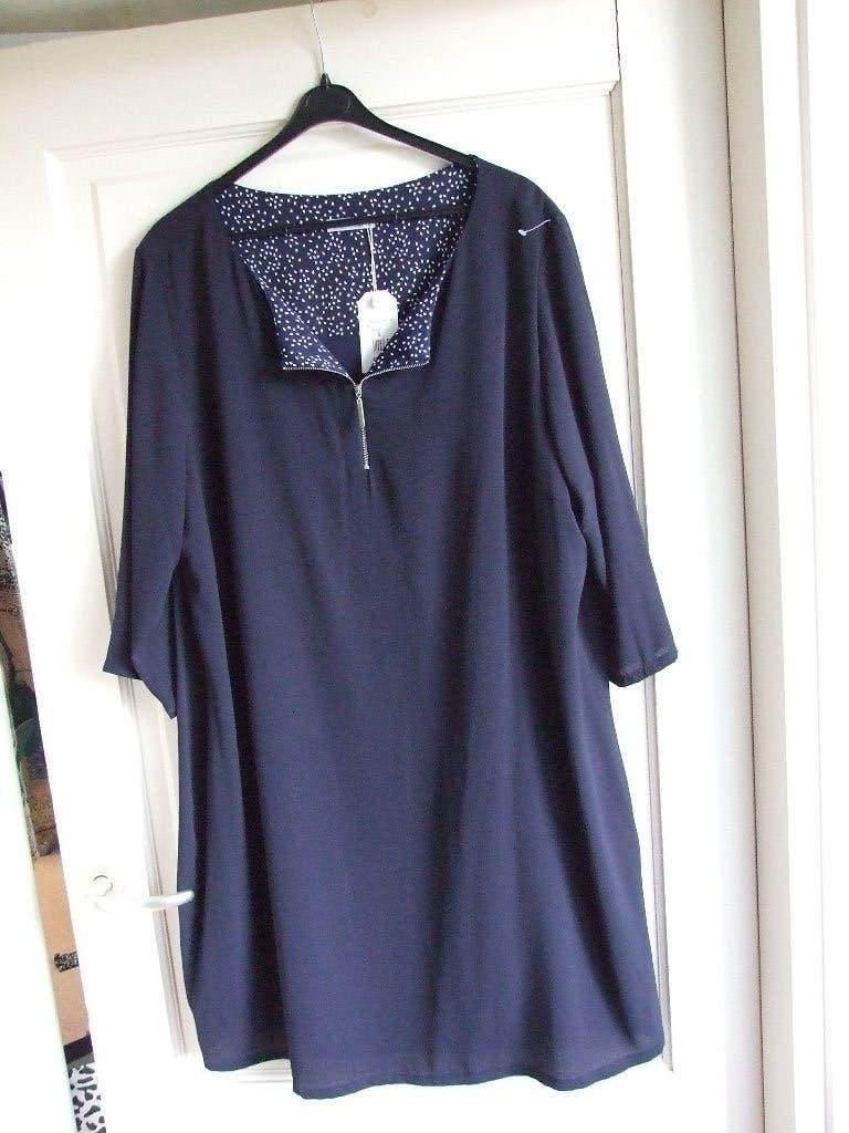 Paprika nieuwe donkerblauwe jurk maat 6 54, Kleding | Dames, Blauw, Jurk, Nieuw, Ophalen of Verzenden