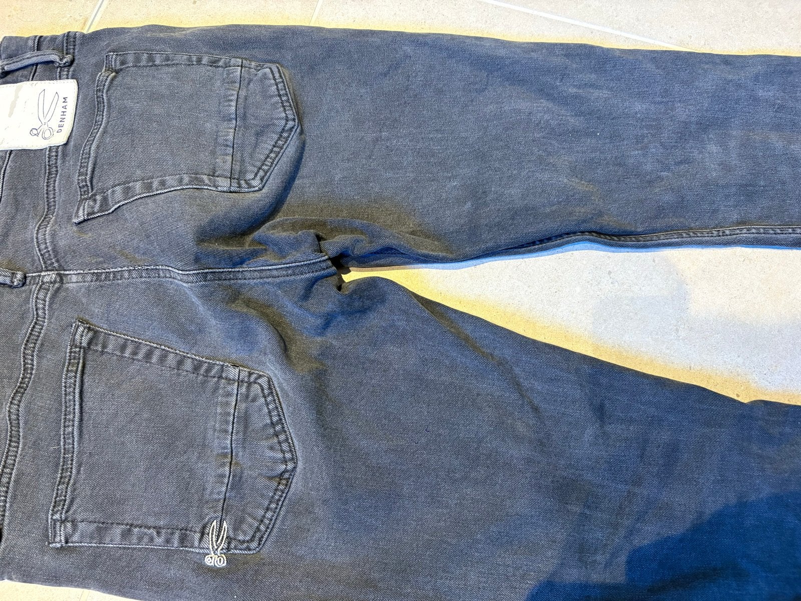 Denham Razor Jeans W34 L34 zwart - Zo goed als nieuw, Ophalen of Verzenden, Zo goed als nieuw, Grijs, W33 - W34 (confectie 48/50)