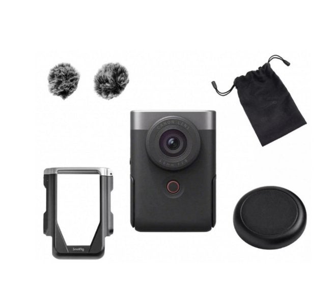 Canon PowerShot V10 Silver -Advanced Vlogging set - 4K nieuw, Canon, Nieuw, Ophalen of Verzenden, 15 megapixels