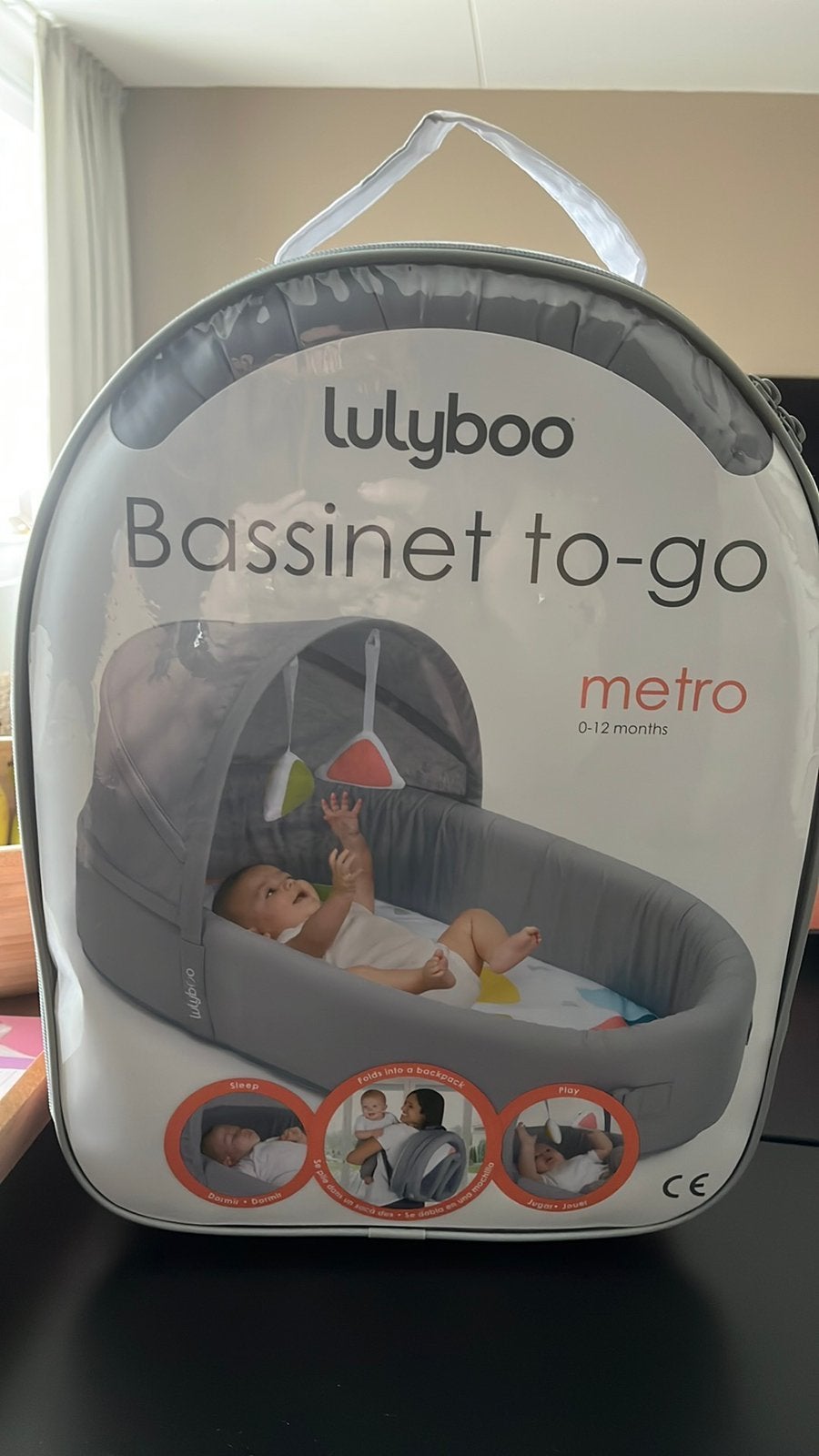 Lullyboo basenet to go, Ophalen of Verzenden, Nieuw, Overige typen