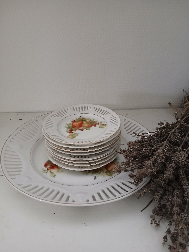 gebaksstel met fruitmotief, Verzenden