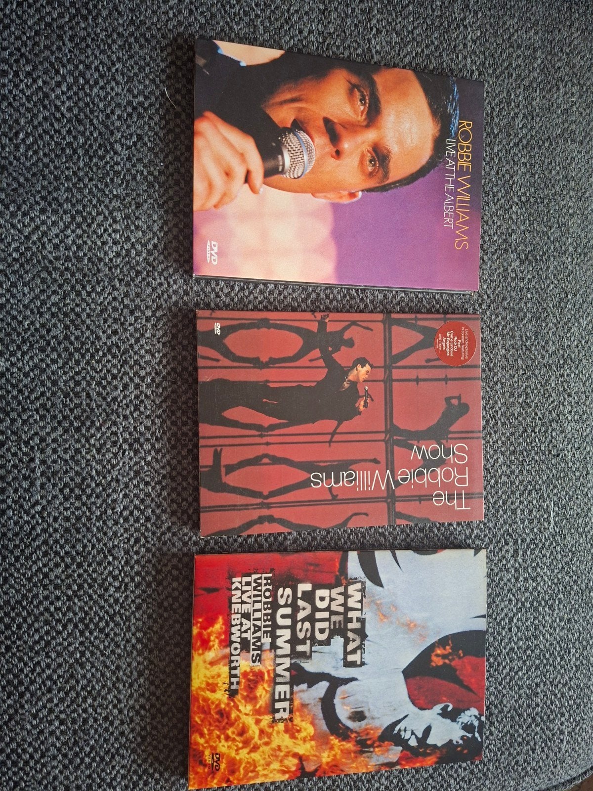 Robbie Williams DVD Collectie:Live at the Albert,The Show,, Alle leeftijden, Nederlands, Ophalen of Verzenden, Concert