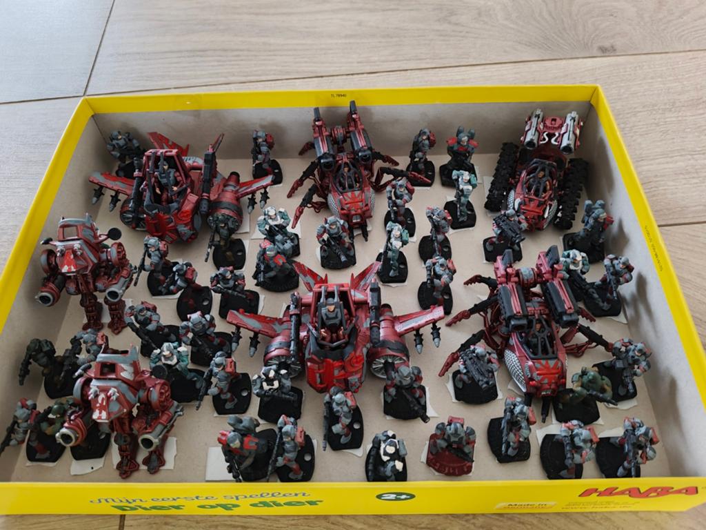 Grote collectie geverfde Warhammer 40K miniaturen, Gebruikt, Figuurtje(s), Ophalen of Verzenden, Warhammer 40000