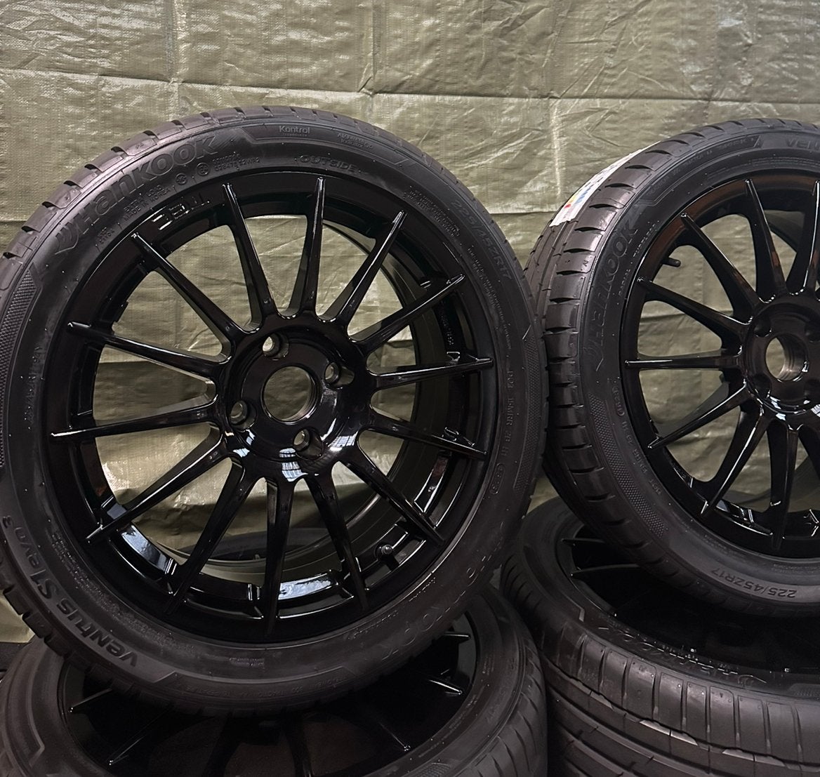 Nieuw 17 inch TEC velgen met nieuwe hankook zomerbanden, Auto-onderdelen, Banden en Velgen, Ophalen, Banden en Velgen, Nieuw, 17 inch