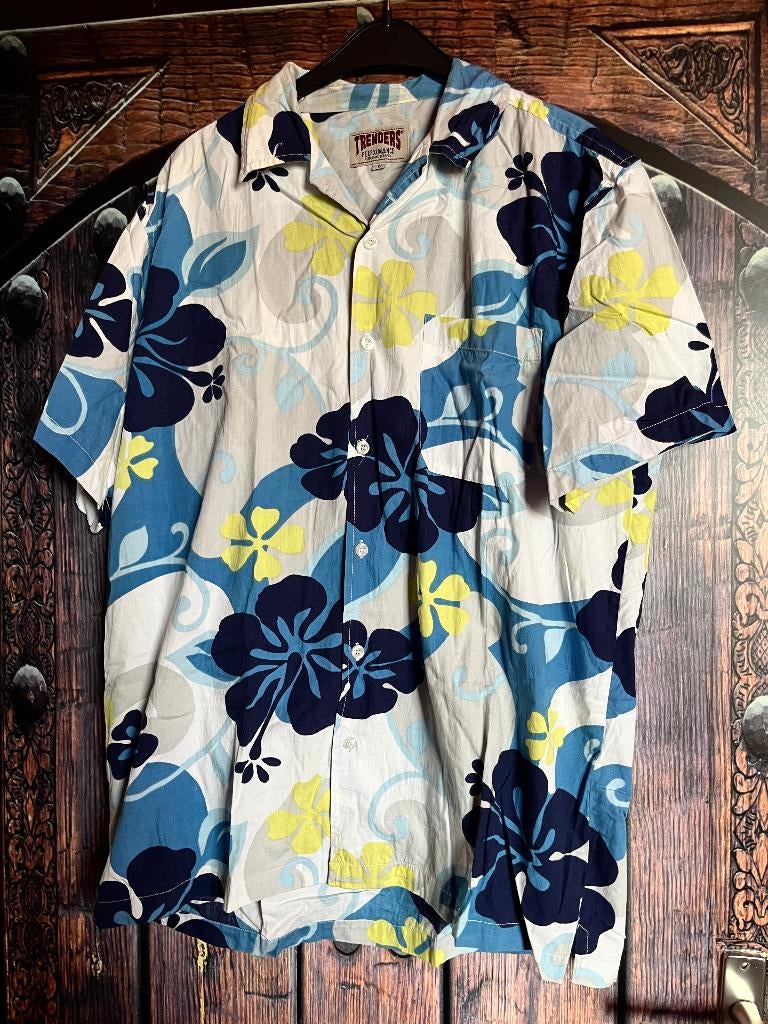 Fleurig Hawaii overhemd van Trenders maat L nu 19,99€, Overige kleuren, Trenders, Ophalen of Verzenden, Halswijdte 41/42 (L)