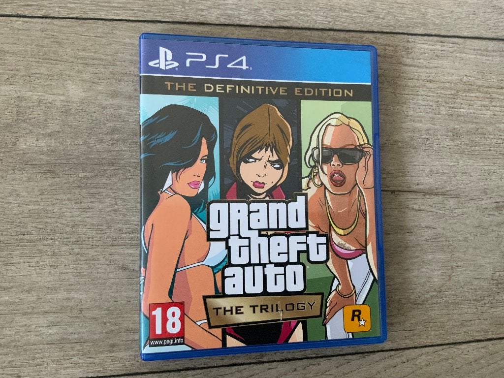 Playstation 4 - GTA Trilogy 3 Vice City & San Andreas PS4, Avontuur en Actie, Vanaf 18 jaar, 1 speler, Ophalen of Verzenden
