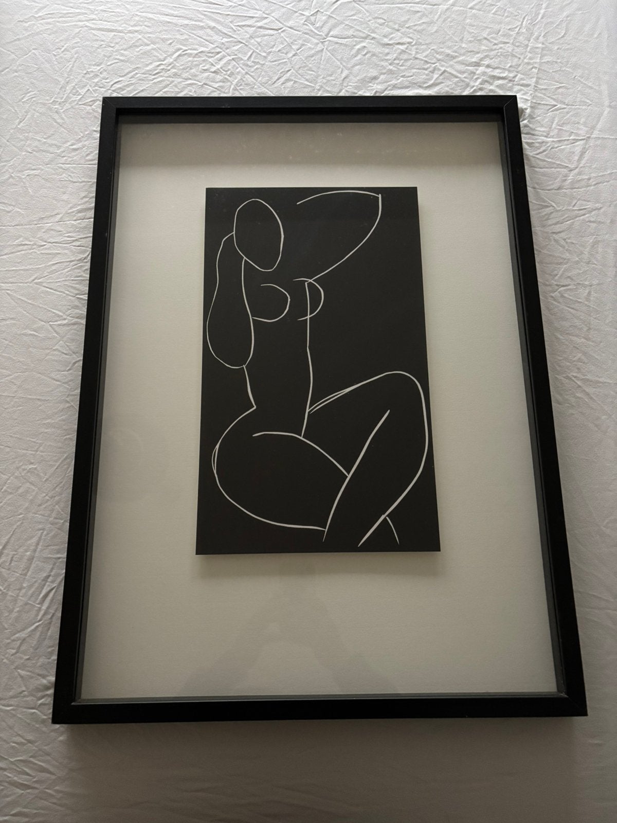 Ingelijst Nude van Matisse van de Ikea, 50 – 75, Ophalen of Verzenden, 50 tot 75 cm, Print