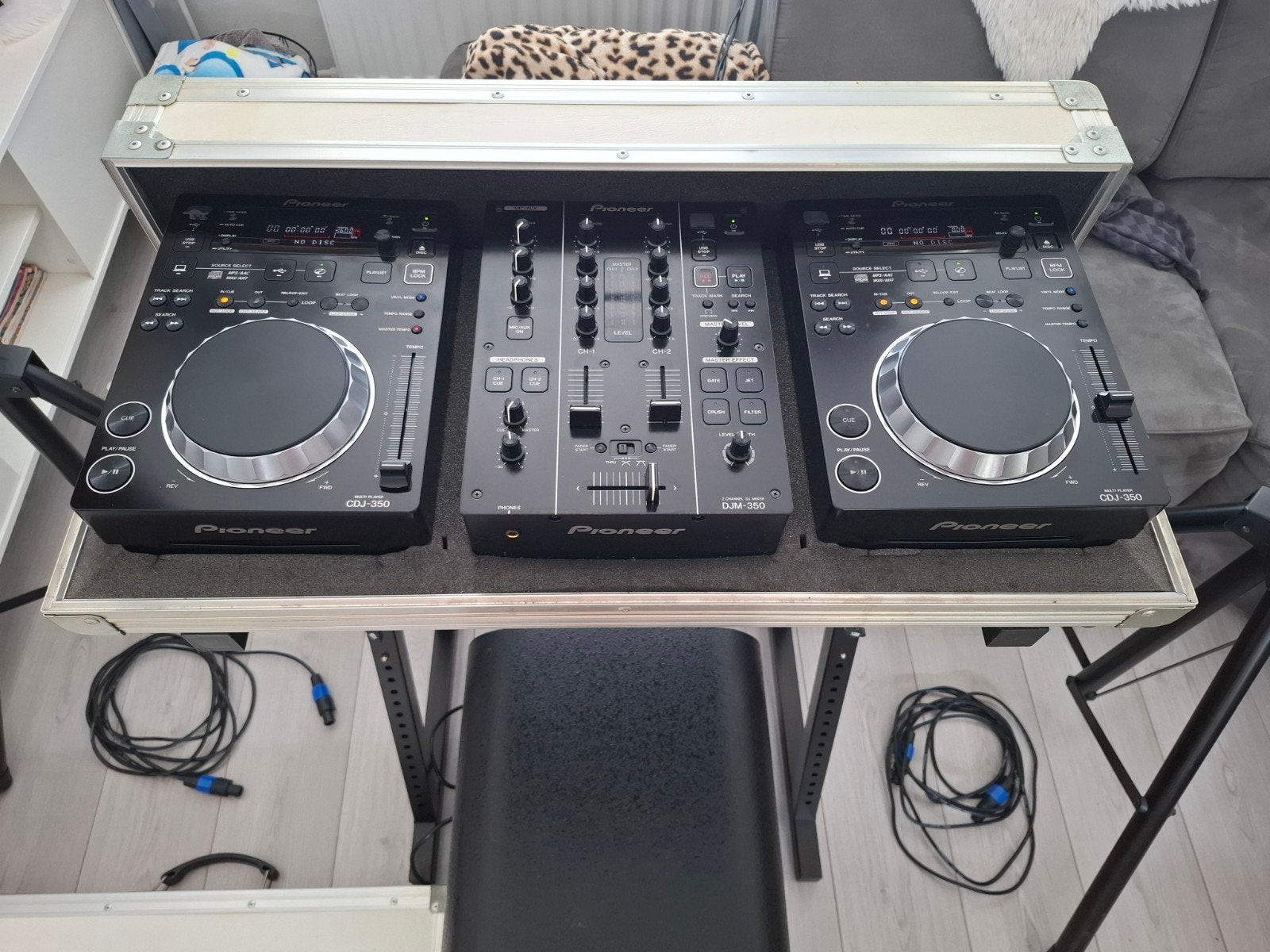Pioneer dj set compleet usb cd's laptop, Ophalen, Zo goed als nieuw, Pioneer