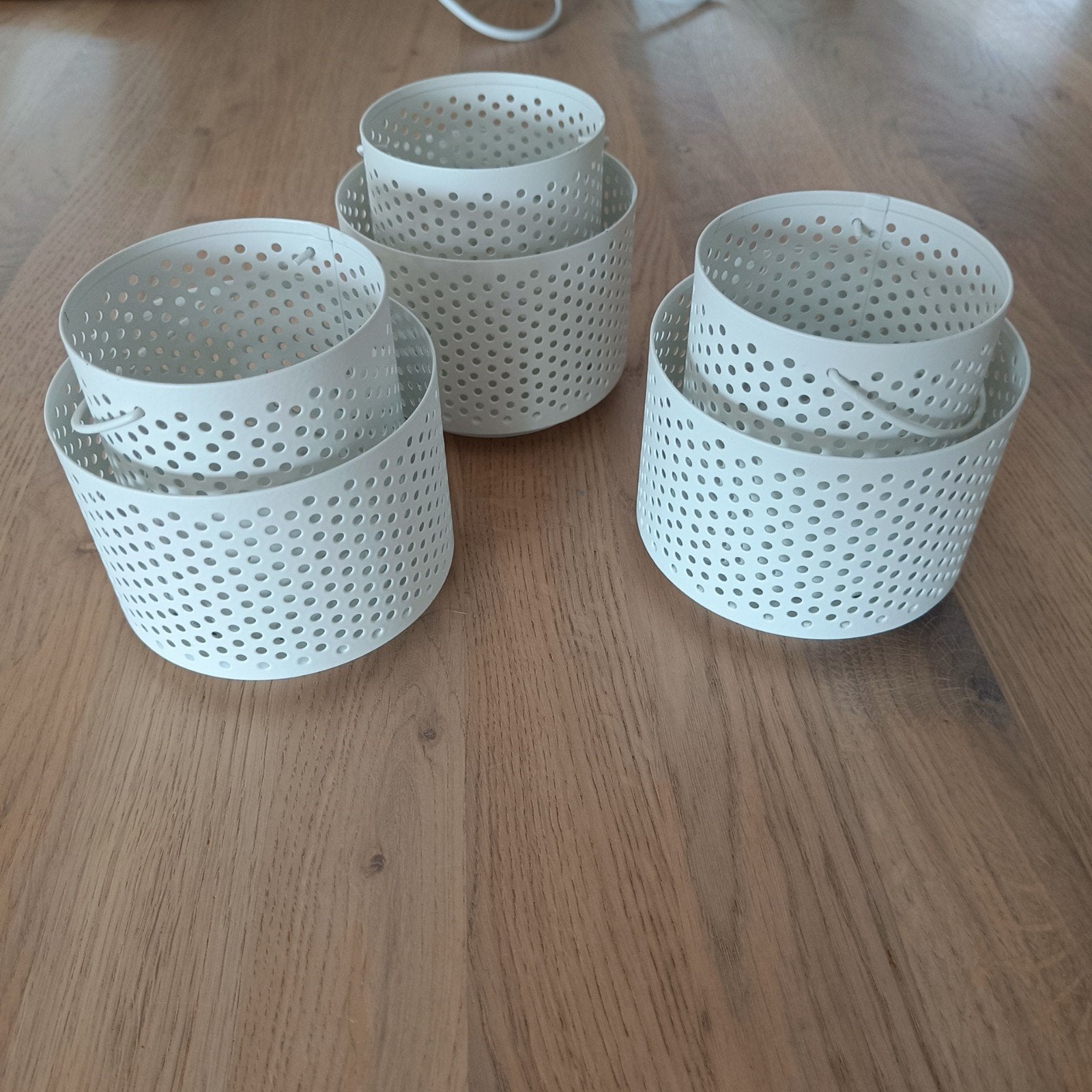3 windlichtjes Ikea, Windlicht, Gebruikt, Wit, IKEA