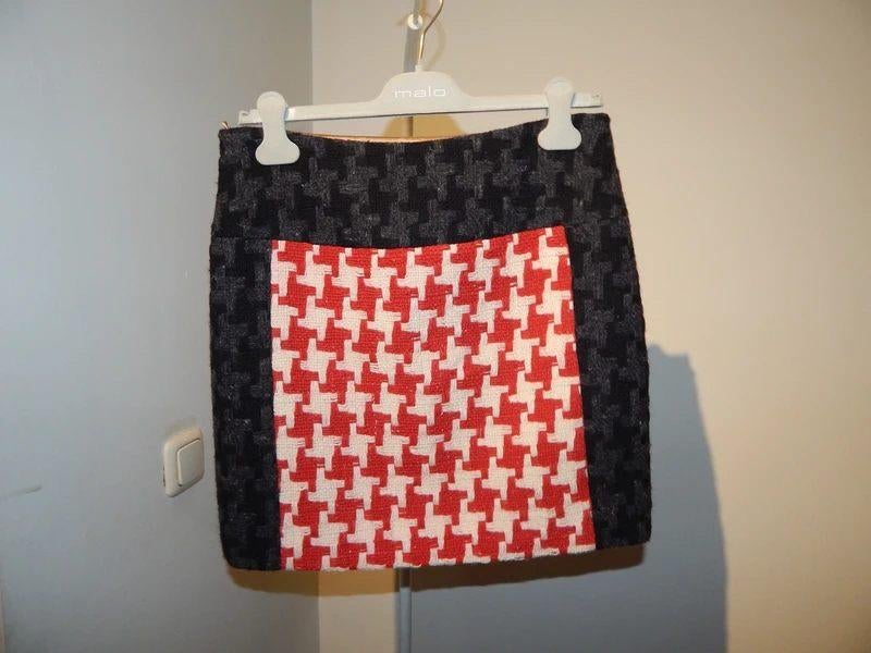 Natan Edition 5 stylvolle wollen rok dikkere stof in motief, Maat 38/40 (M), Overige kleuren, Verzenden, Zo goed als nieuw