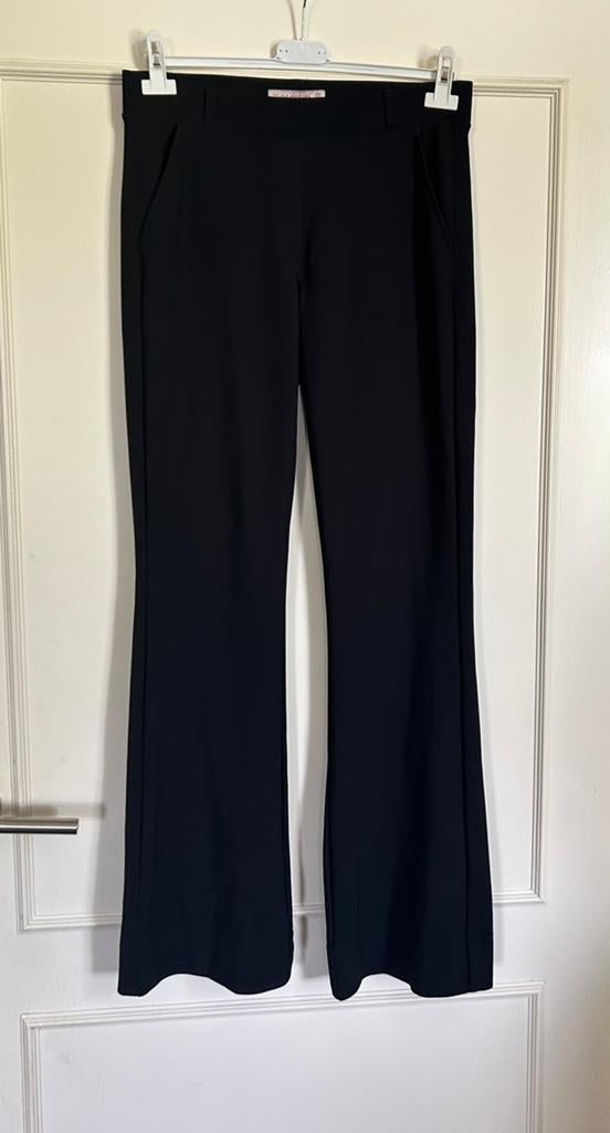 Zwarte Studio Anneloes Flair, Bonded broek, pantalon S, Zwart, Ophalen of Verzenden, Zo goed als nieuw, Maat 36 (S)