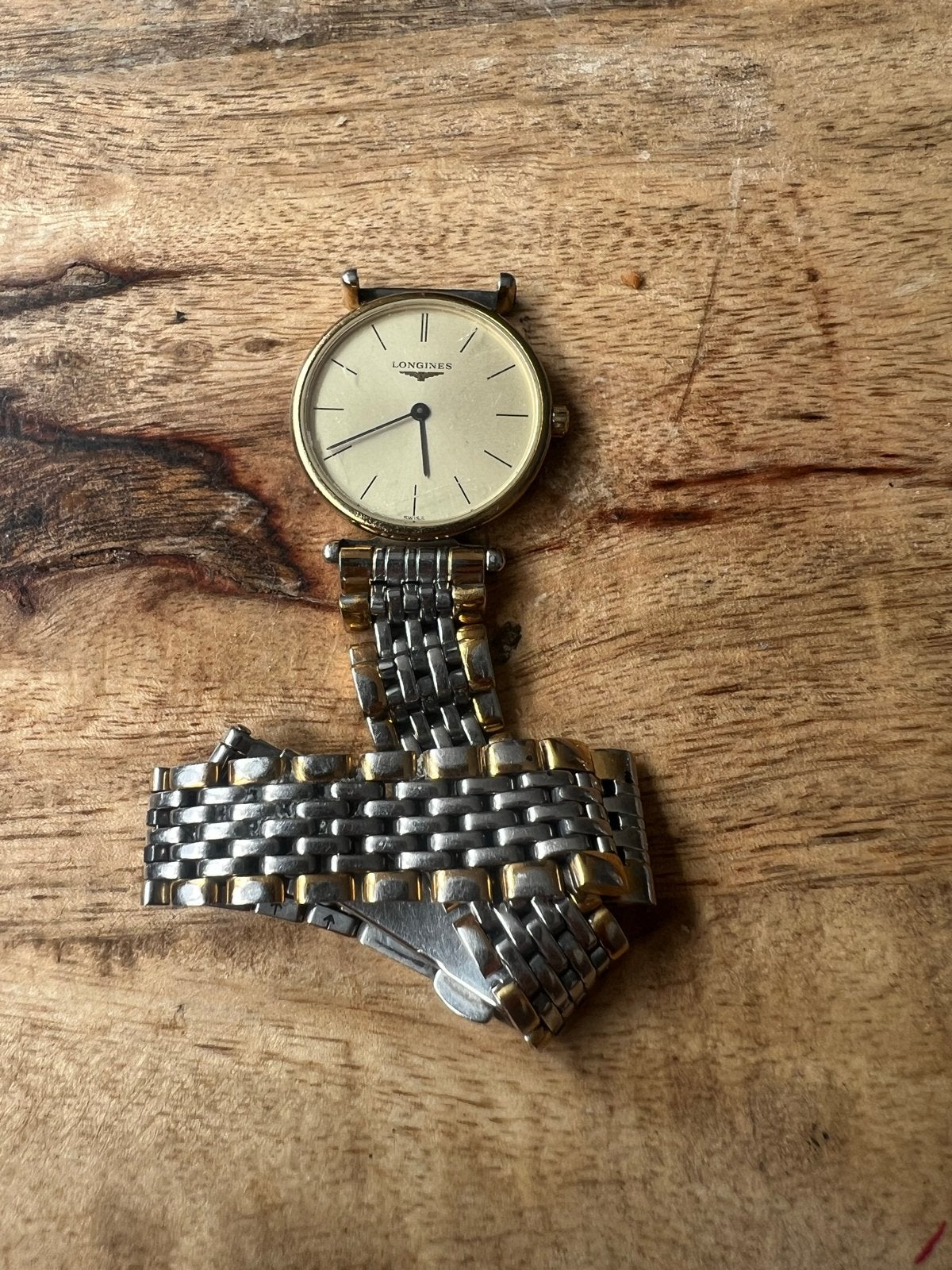 Longines Polshorloge - Klassiek en Elegant, Ophalen, Staal, Gebruikt, Polshorloge