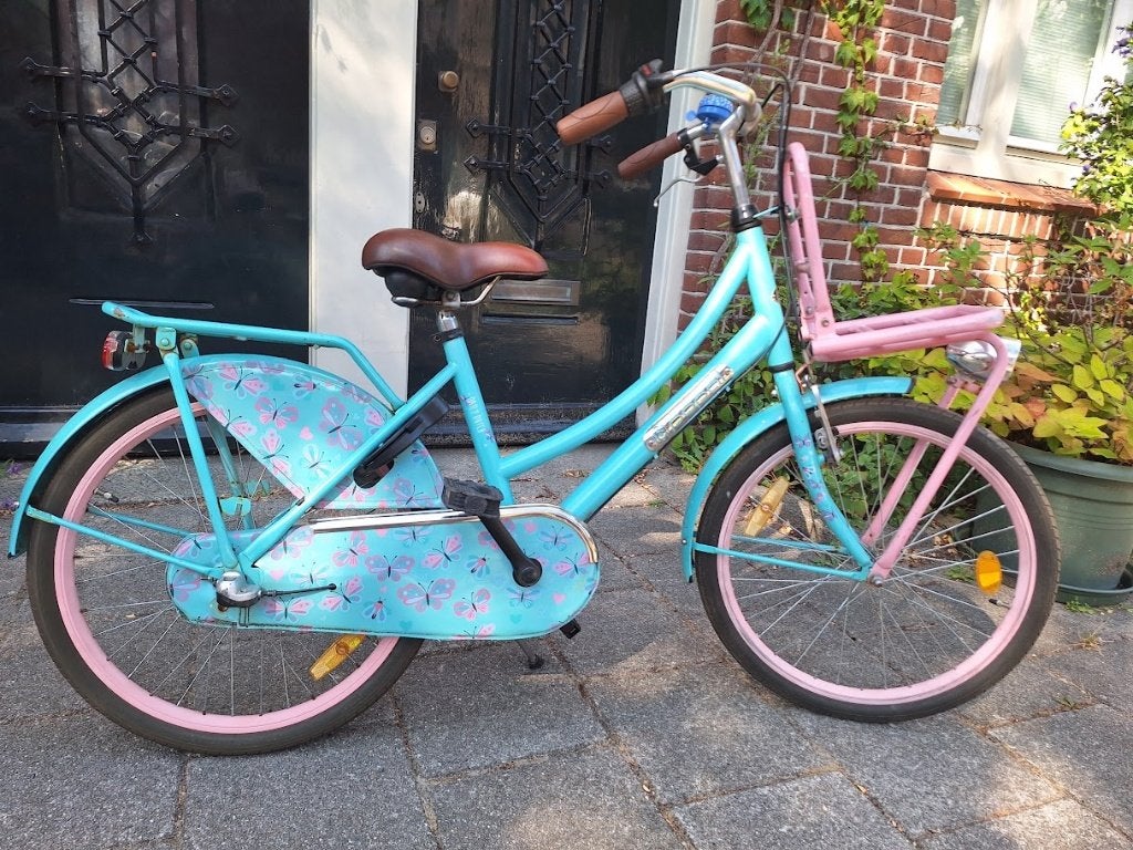 Popal daily dutch basic+ 22 inch meisjesfiets (3 versn), Ophalen, Terugtraprem, 22 inch, Gebruikt