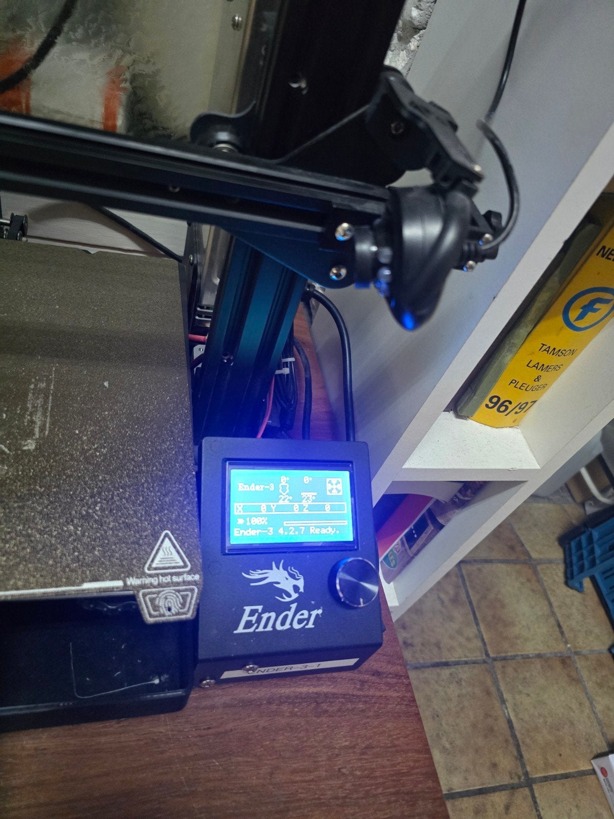 Ender 3 met upgrades: OctoPrint, BLTouch, nieuw heatbed, Computers en Software, 3D Printers, Gebruikt, Filament, Ingebouwde Wi-Fi