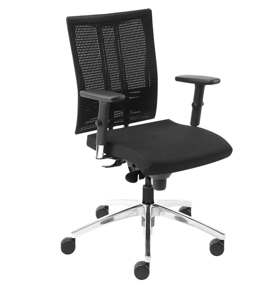 NEW IN BOX: Nowy Styl Net-Motion Ergonomic Chair (Black), Zwart, Nieuw, Ophalen of Verzenden, Bureaustoel