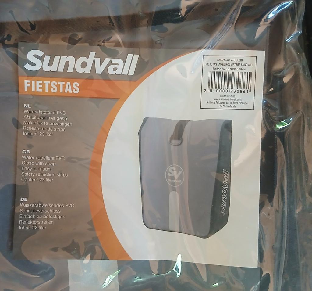 Fietstas sundvall, Ophalen of Verzenden, Nieuw