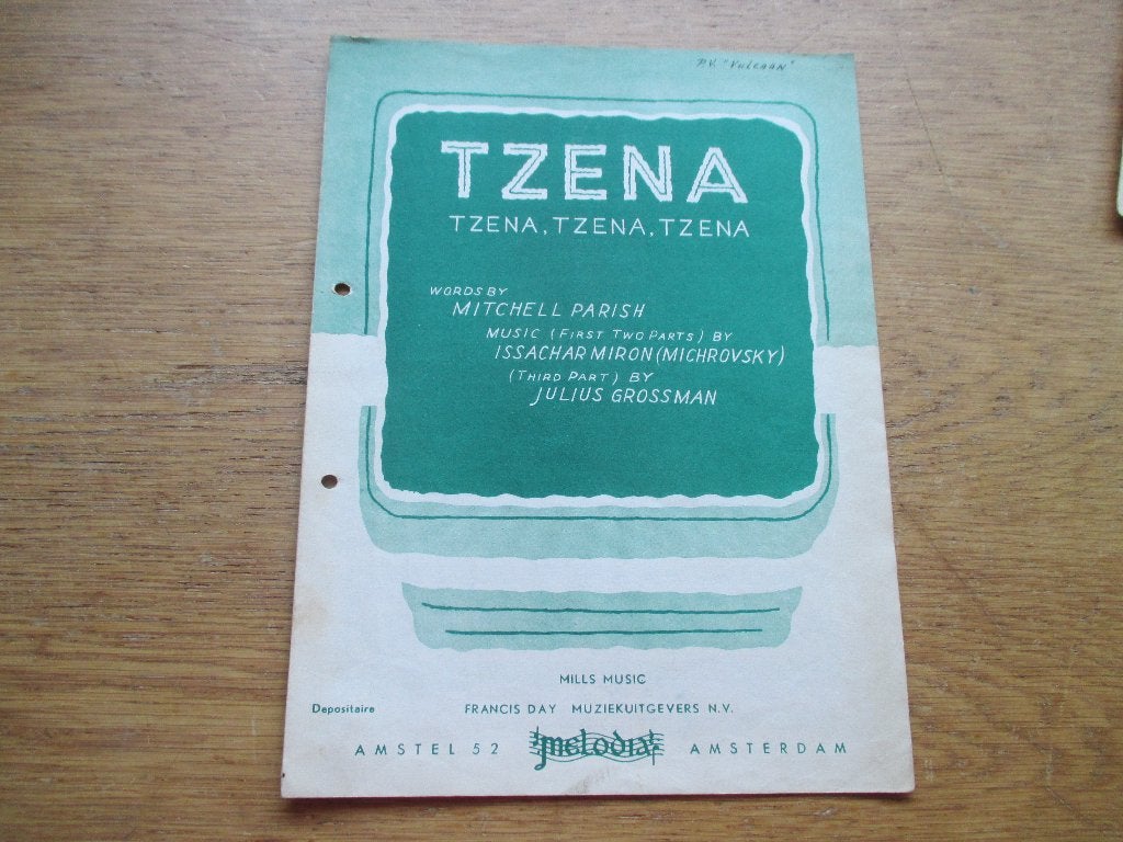 TZENA, TZENA, TZENA, Gebruikt, Piano, Ophalen of Verzenden, Artiest of Componist