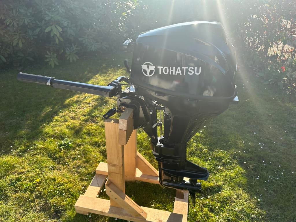 9.8 pk tohatsu 4 takt buitenboordmotor ( kortstaart), Watersport en Boten, Buiten- en Binnenboordmotoren, Ophalen, 5 tot 10 pk