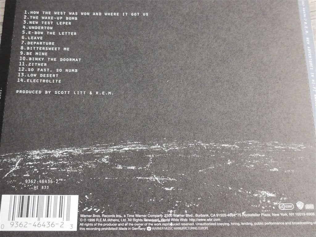 R.E.M - New Adventures In Hi-Fi, Cd's en Dvd's, Ophalen of Verzenden, Zo goed als nieuw, Poprock