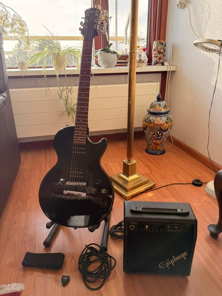 Epiphone Les Paul II, Muziek en Instrumenten, Snaarinstrumenten | Gitaren | Elektrisch, Ophalen, Zo goed als nieuw, Solid body