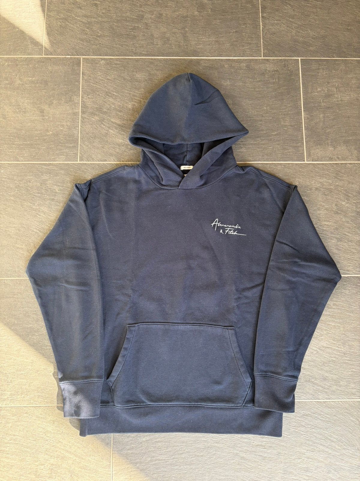 Hoodie Abercrombie & Fitch maat M, Kleding | Heren, Ophalen of Verzenden, Gedragen, Maat 48/50 (M), Blauw