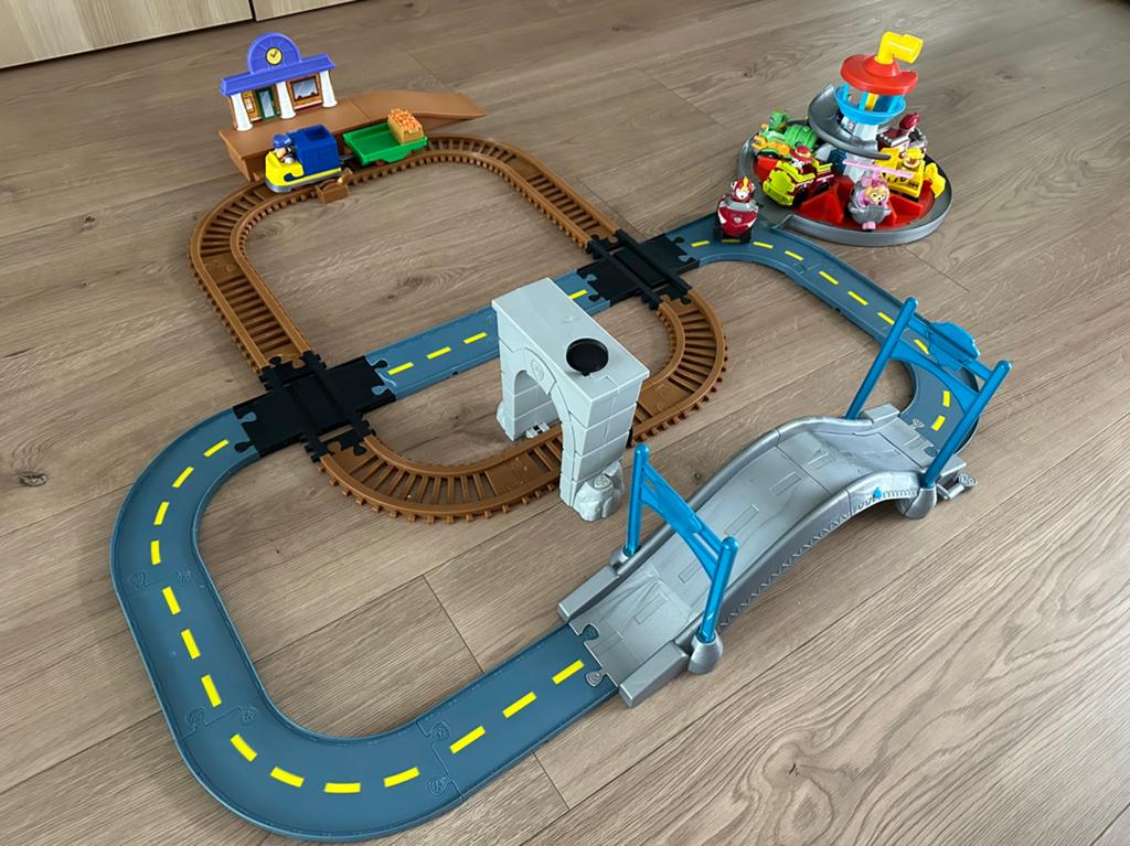 Mini Paw Patrol lookout met treinbaan., Ophalen of Verzenden, Gebruikt