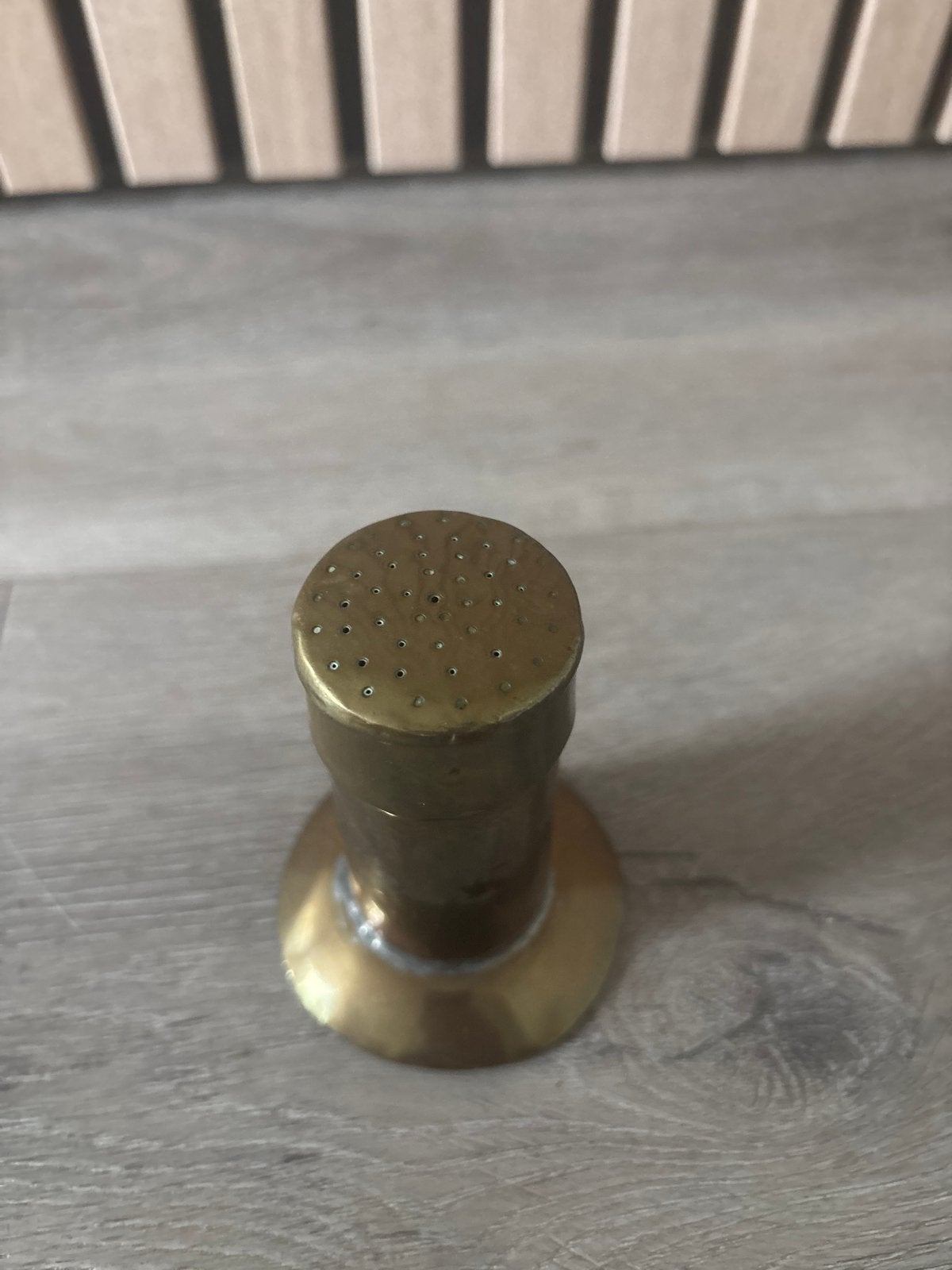 Vintage Koperen Zoutstrooier / Peperstrooier, Ophalen of Verzenden, Koper