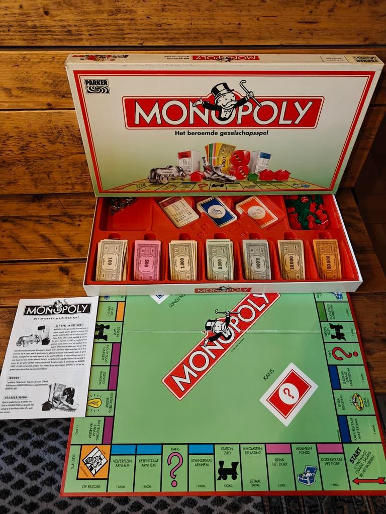 3 X Monopoly vintage., Ophalen of Verzenden, Parker., Parker., Parker.