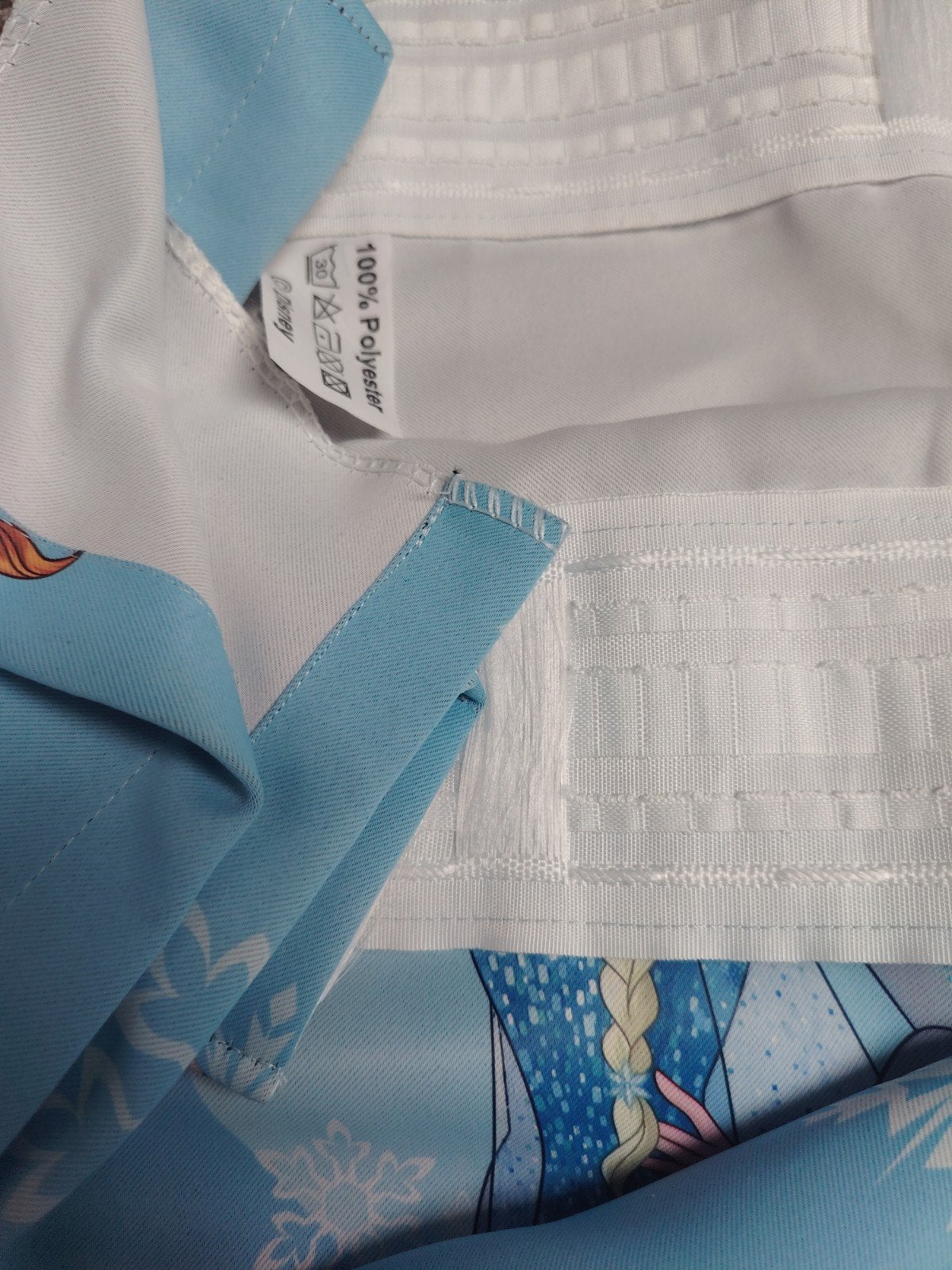 Frozen Gordijnen - Elsa, Anna & Olaf - 100% Polyester, Blauw, 120 cm of meer, Ophalen of Verzenden, Polyester