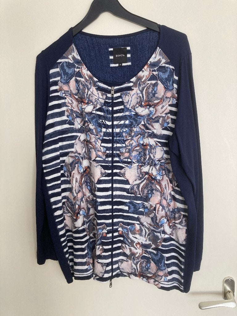 mooi shirt of als vestje maat 48, Blauw, Maat 46/48 (XL) of groter, Ophalen of Verzenden, Zo goed als nieuw